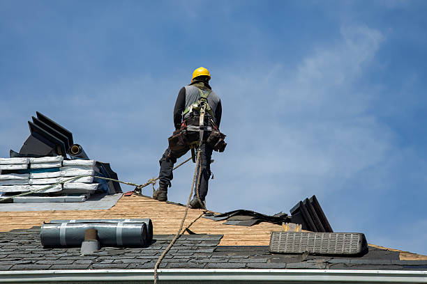 Professional Roofing technician working in Sterling, MA
